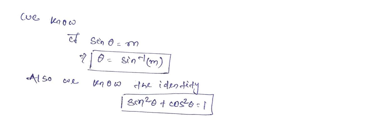 Trigonometry homework question answer, step 1, image 1